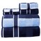 Hastings Home 6 Piece Bathroom Towel Set- Luxurious Spa Quality 100 Percent Cotton Machine Washable (Blue/Navy) 544636OUP - alternate 2